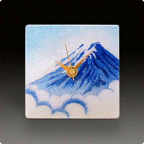 飾り時計〜青天富士