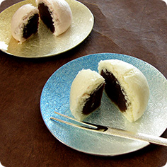 喜泡に和菓子